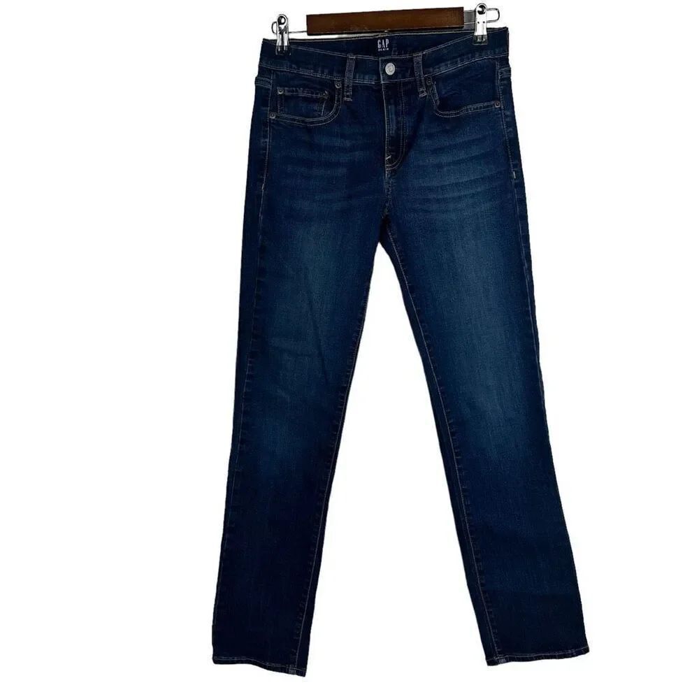 Gap Classic Straight Dark Wash Jeans size 28